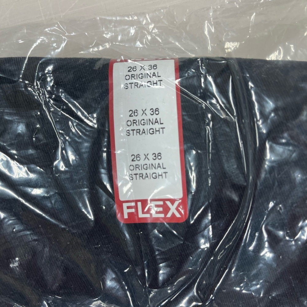 Men’s Arizona 26 x 36 Straight Cut Black Jeans